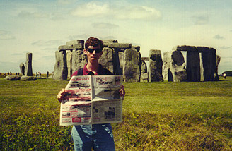 Bill at Stonehenge